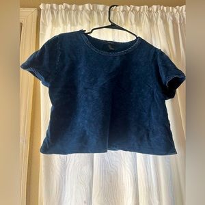 Denim Croptop size L